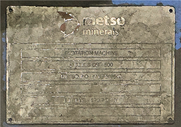 3 Units -banks Of 3-cell Metso Model Dr-500 Flotation Cells)